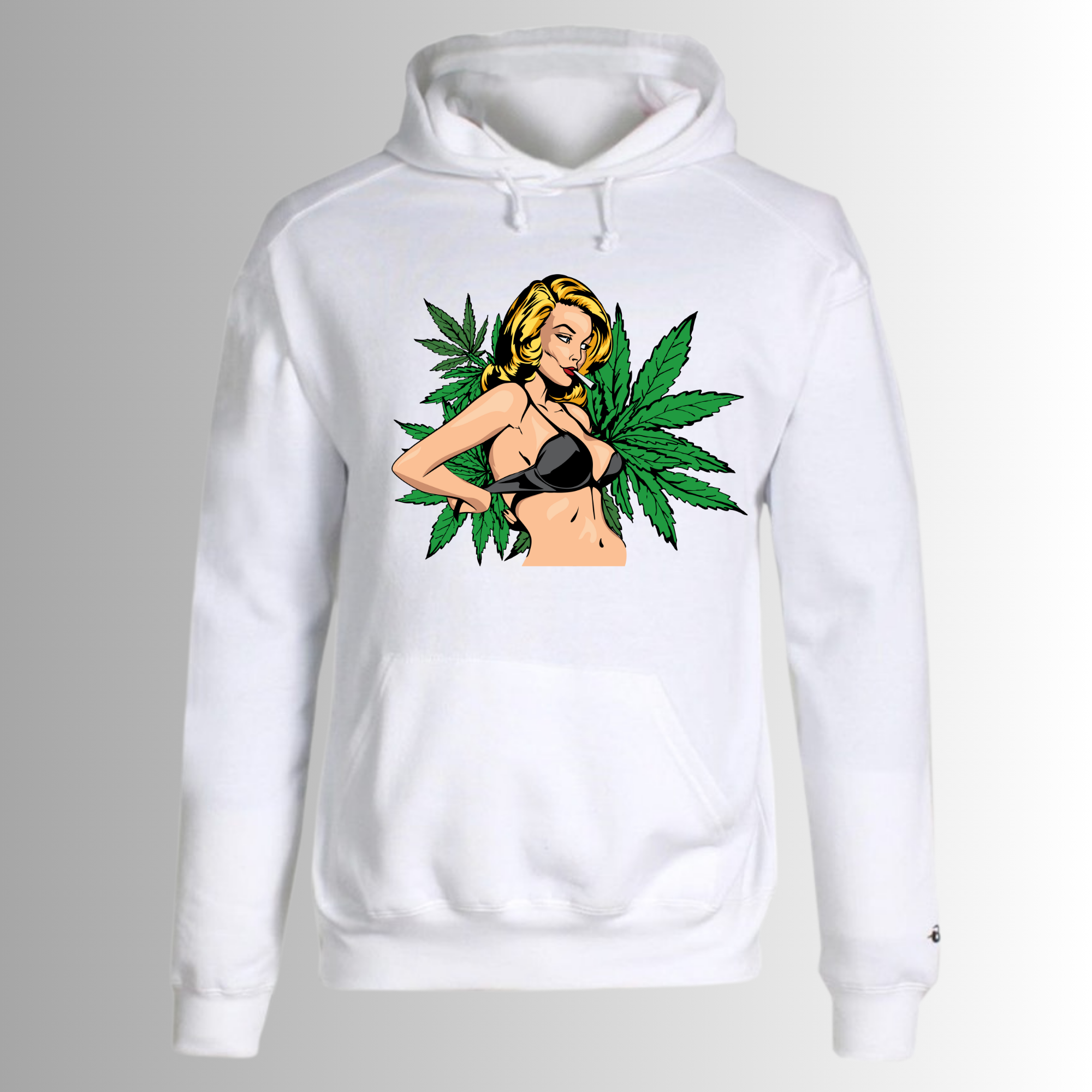 BRA OFF-BLUNTS UP HOODIE