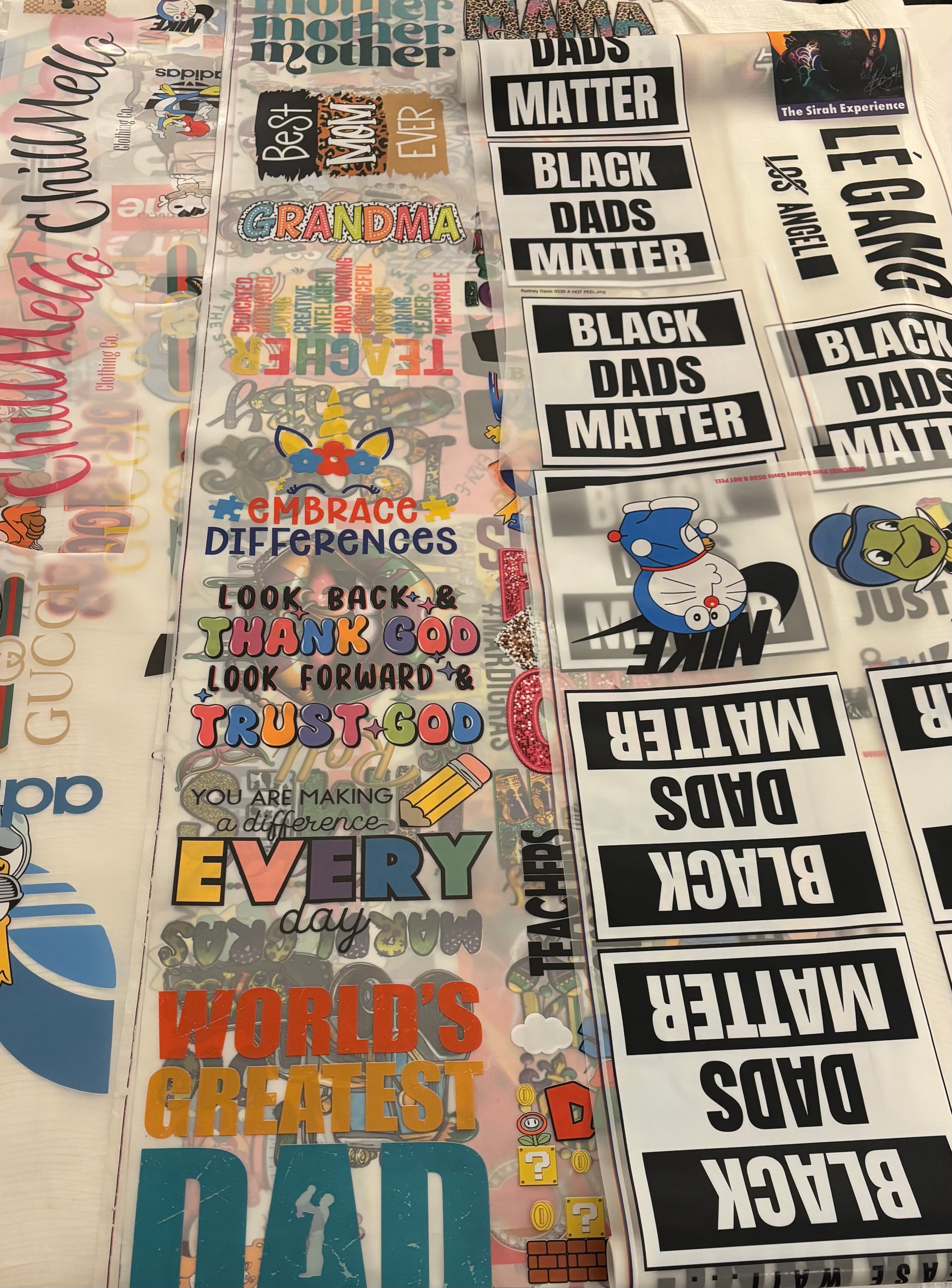 DTF Gang Sheets