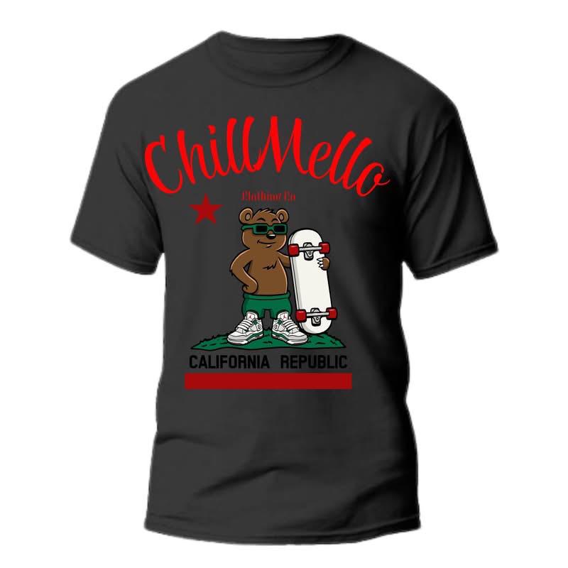 CHILLMELLO CALIFORNIA REPUBIC COMFORTABLE T-SHIRT