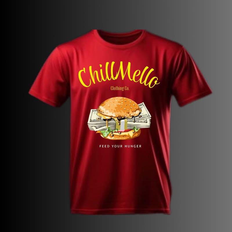 CHILLMELLO FEED YOUR HUNGER COMFORTABLE T-SHIRT